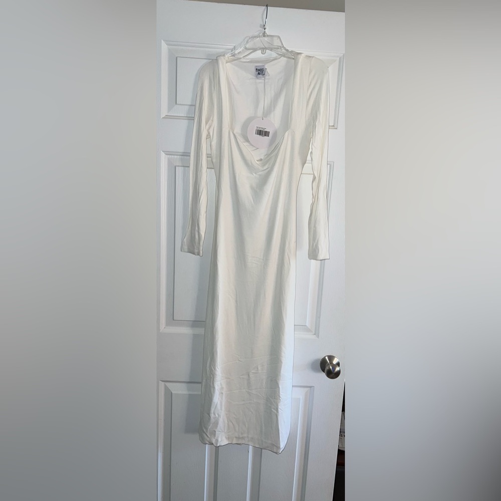 Princess Polly Nolan Midi Dress in White Size 8 New with tag - Picture 12 of 12